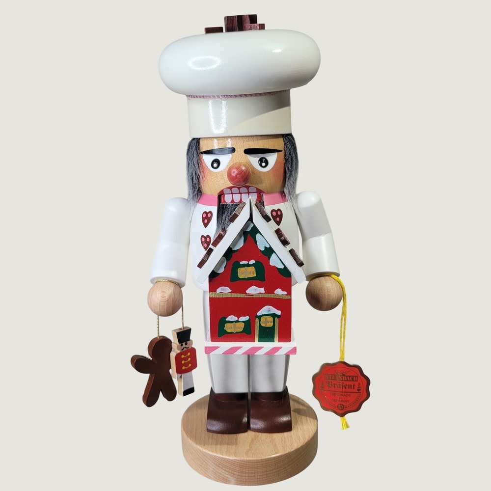 Steinbach Gingerbread Baker 12" Nutcracker Handmade Germany Christmas Decor